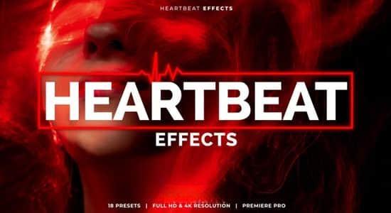 紧张心跳视觉特效AE/PR预设 Heartbeat Effects 紧张心跳视觉特效AE/PR预设 Heartbeat Effects