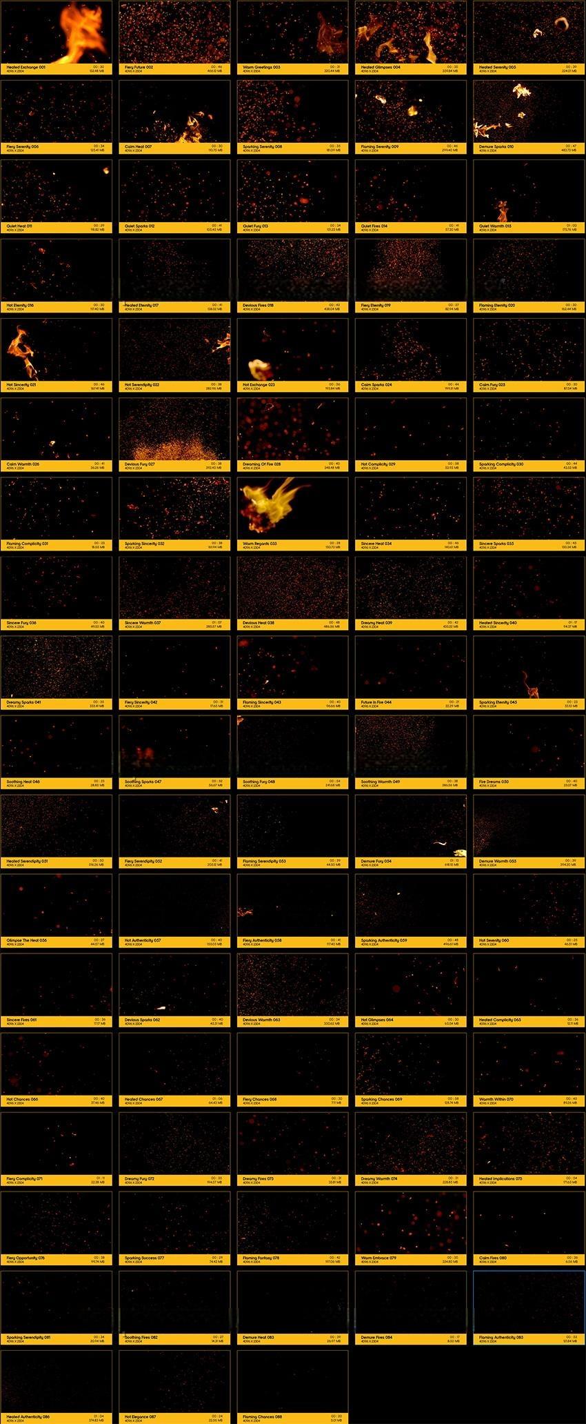 4K视频素材-88个真实火焰燃烧飞屑灰烬火星粒子特效动画 BBV35 4K视频素材-88个真实火焰燃烧飞屑灰烬火星粒子特效动画 BBV35