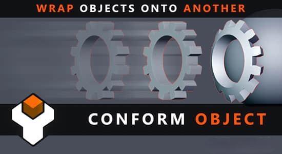 模型包裹贴合吸附工具Blender插件 Conform Object v1.4.13 模型包裹贴合吸附工具Blender插件 Conform Object v1.4.13