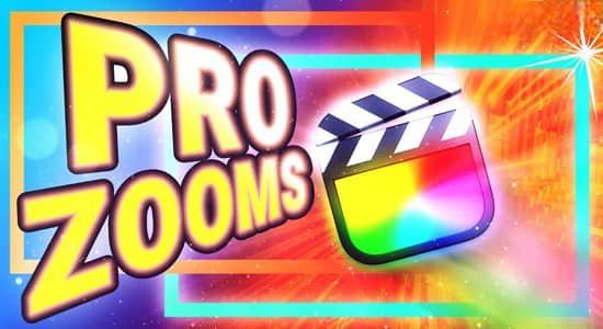 FCPX插件-模拟摄像机推拉摇晃对焦移动运镜动画 Pro Zooms FCPX插件-模拟摄像机推拉摇晃对焦移动运镜动画 Pro Zooms