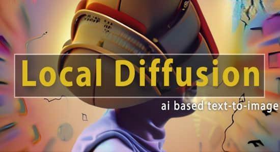 AI人工智能文字转视频AE插件 Local Diffusion V1.6.9 Win