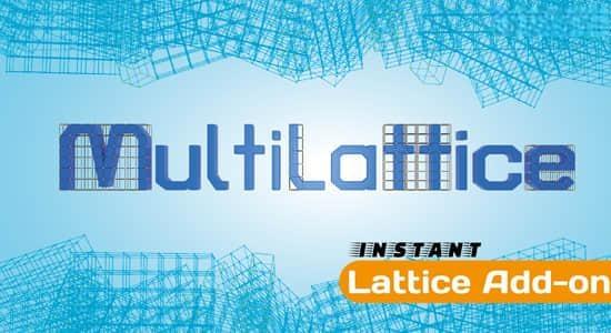 快速设置晶格变形Blender插件 Multilattice V1.2.0 - Quick Setup Lattice Deformation 快速设置晶格变形Blender插件 Multilattice V1.2.0 - Quick Setup Lattice Deformation