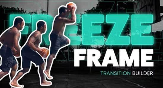 达芬奇模板-视频冻结定格帧介绍展示转场预设