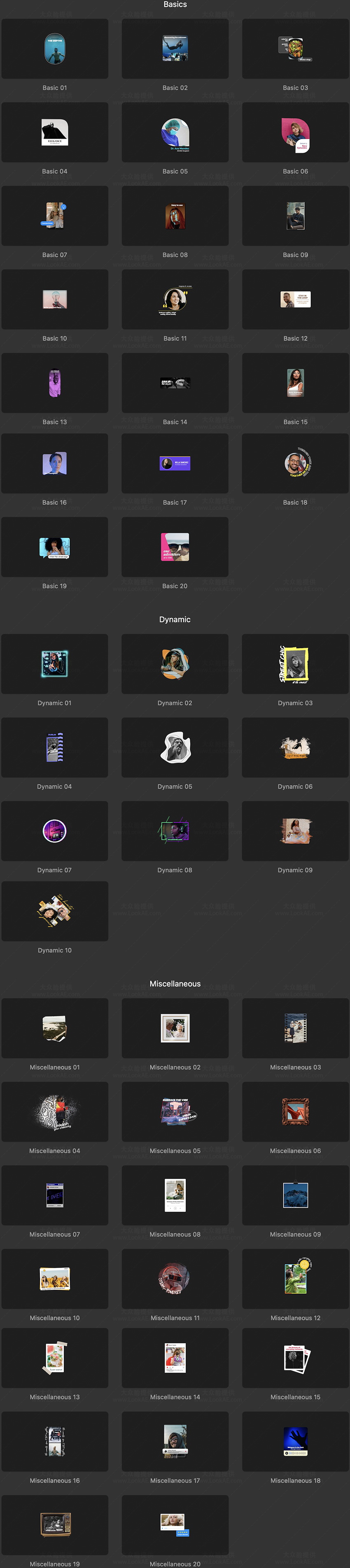 FCPX插件-50个创意画中画小弹窗展示介绍动画