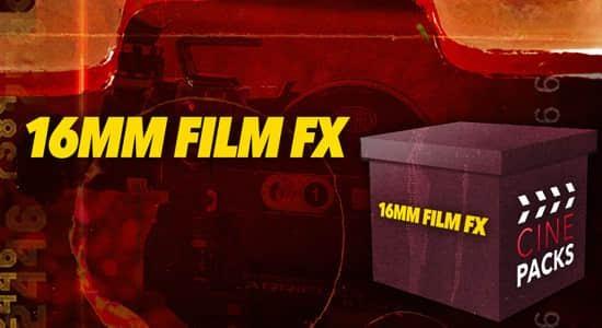 4K视频素材-16毫米电影胶片颗粒灼烧刮痕纹理闪烁动画 16mm Film FX 4K视频素材-16毫米电影胶片颗粒灼烧刮痕纹理闪烁动画 16mm Film FX