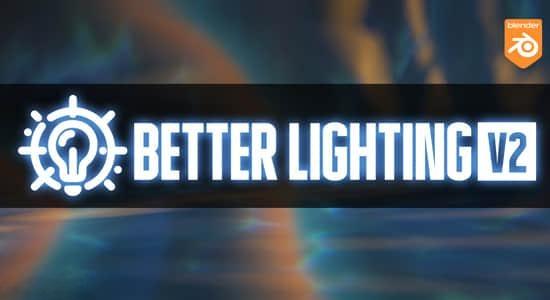 环境灯光特效投影效果Blender插件 Better Lighting V2.1.0 环境灯光特效投影效果Blender插件 Better Lighting V2.1.0