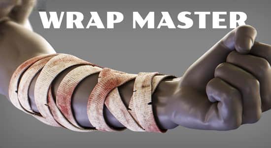 Blender绳索缠绕资产预设 Wrap Master V1.1 + 使用教程 Blender绳索缠绕资产预设 Wrap Master V1.1 + 使用教程