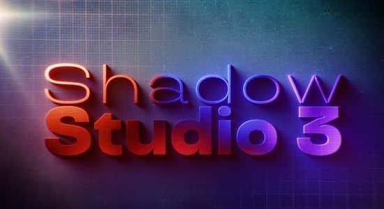 中文汉化AE插件-高级华丽真实阴影拖尾投影 Shadow Studio 3 v1.1.0 Win