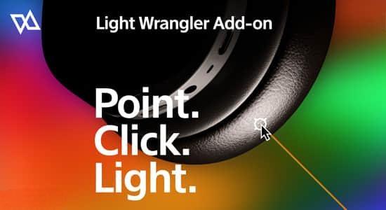 Blender插件-目标位置灯光照明工具 Light Wrangler v1.9.9.1+使用教程