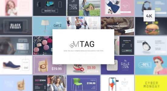 FCPX插件-102个商品促销价格标签图文排版动画 mTag FCPX插件-102个商品促销价格标签图文排版动画 mTag