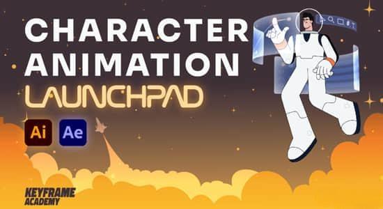 AE教程-卡通人物角色动作绑定MG动画制作 Character Animation Launchpad AE教程-卡通人物角色动作绑定MG动画制作 Character Animation Launchpad