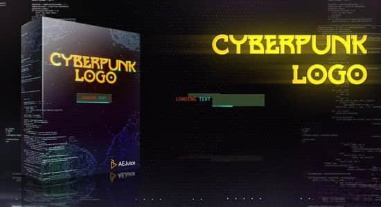赛博朋克科技感故障干扰LOGO毛刺损坏动画AE/PR模板 赛博朋克科技感故障干扰LOGO毛刺损坏动画AE/PR模板