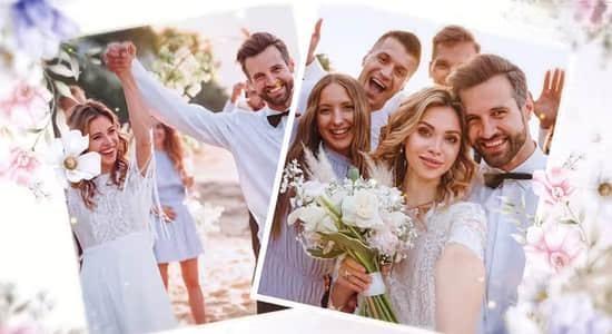 AE模板-浪漫爱情婚礼图片照片电子相册包装展示动画 AE模板-浪漫爱情婚礼图片照片电子相册包装展示动画