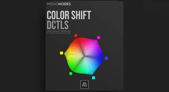 7套达芬奇电影质感视频调色插件DCTL节点预设 Mononodes Color Shift DCTLS V3.0/Utility DCTL/Hue Twist V2/Grid/RGB Crosstalk/RGB Split/Clamp