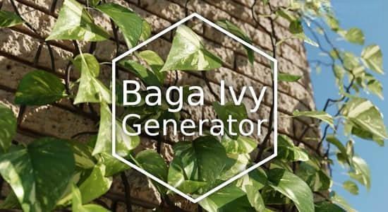 Blender插件-常春藤爬山虎生成工具 Baga Ivy Generator V2.0.2 Blender插件-常春藤爬山虎生成工具 Baga Ivy Generator V2.0.2