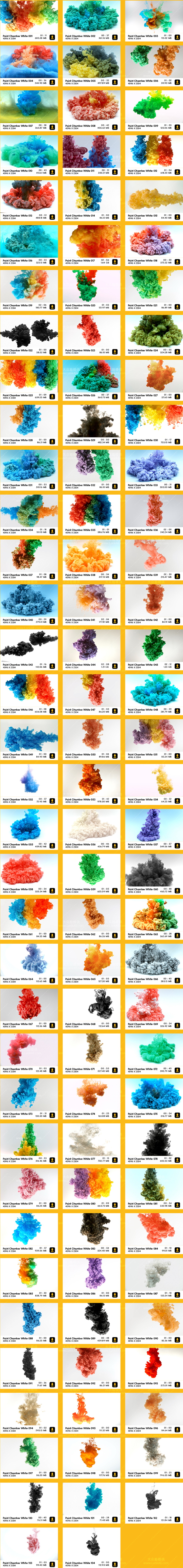 4K视频素材-104个彩色水墨溶解慢动作流动特效动画 BBV7 4K视频素材-104个彩色水墨溶解慢动作流动特效动画 BBV7