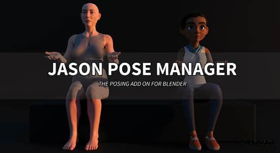 Blender插件-动作预设管理器 Jason Pose Manager Basic v1.03