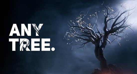 自定义植物形状外观Blender插件 Anytree v1.8 – Trees With Any Shape 自定义植物形状外观Blender插件 Anytree v1.8 – Trees With Any Shape