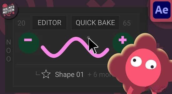 AE脚本-图钉木偶工具摇晃抖动工具 GoodboyNinja Noodle V2.5+使用教程