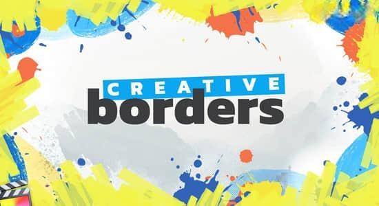 FCPX插件-50种创意视频边框围绕图形动画