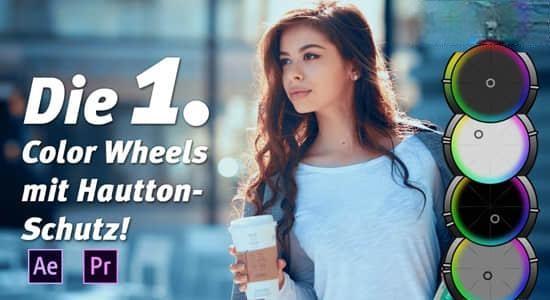 专业高级色轮色环视频调色AE/PR插件 Warping Wheels v3.1.0 Win