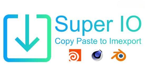 多格式文件批量导入Blender插件 Super IO v1.4.8 多格式文件批量导入Blender插件 Super IO v1.4.8
