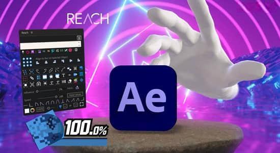 AE脚本-效果插件脚本预设搜索图层管理表达式操作多功能工具包 REACH v2.1.19 AE脚本-效果插件脚本预设搜索图层管理表达式操作多功能工具包 REACH v2.1.19