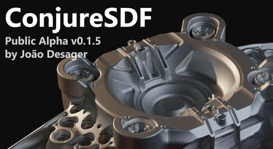 Blender插件-硬表面非破坏性平滑建模工具 ConjureSDF V0.1.5 Blender插件-硬表面非破坏性平滑建模工具 ConjureSDF V0.1.5