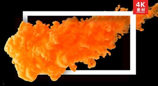 4K视频素材-54个慢动作彩色水墨溶解流动特效合成动画 BBV58