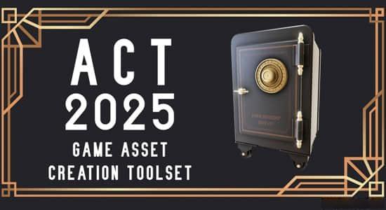 Blender插件-游戏制作预设工具包 Act – Game Asset Creation Toolset 2025.2 Blender插件-游戏制作预设工具包 Act – Game Asset Creation Toolset 2025.2