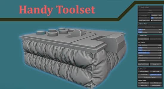 Blender插件-多功能建模辅助工具包 Handy Toolset V1.6 Blender插件-多功能建模辅助工具包 Handy Toolset V1.6